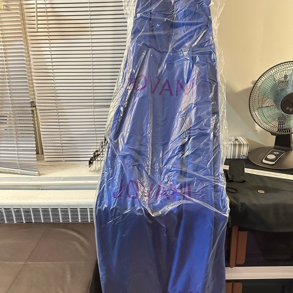 Jovani Blue Gown size 14 NWT